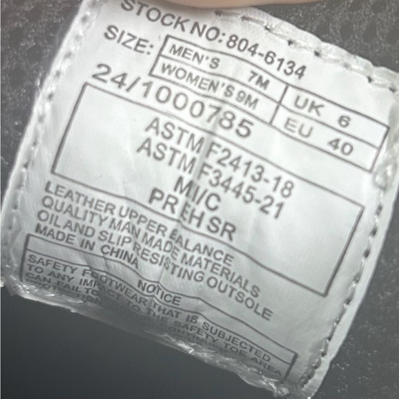 Thorogood Safety Toe Quick Release Pull-On Translucent Bottom Leather Boots Sz 9 - Picture 9 of 9